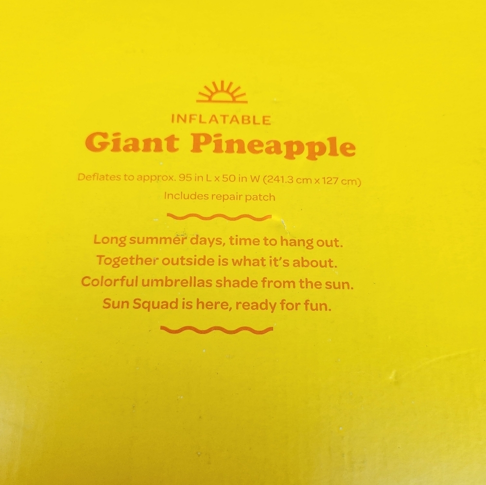 Giant Inflatable Pineapple for a pool - Picture 3 of 3